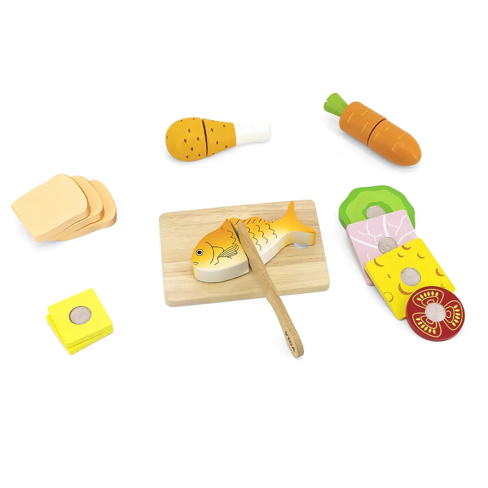 Viga Toys Set de Coupe de Lunch 18M+