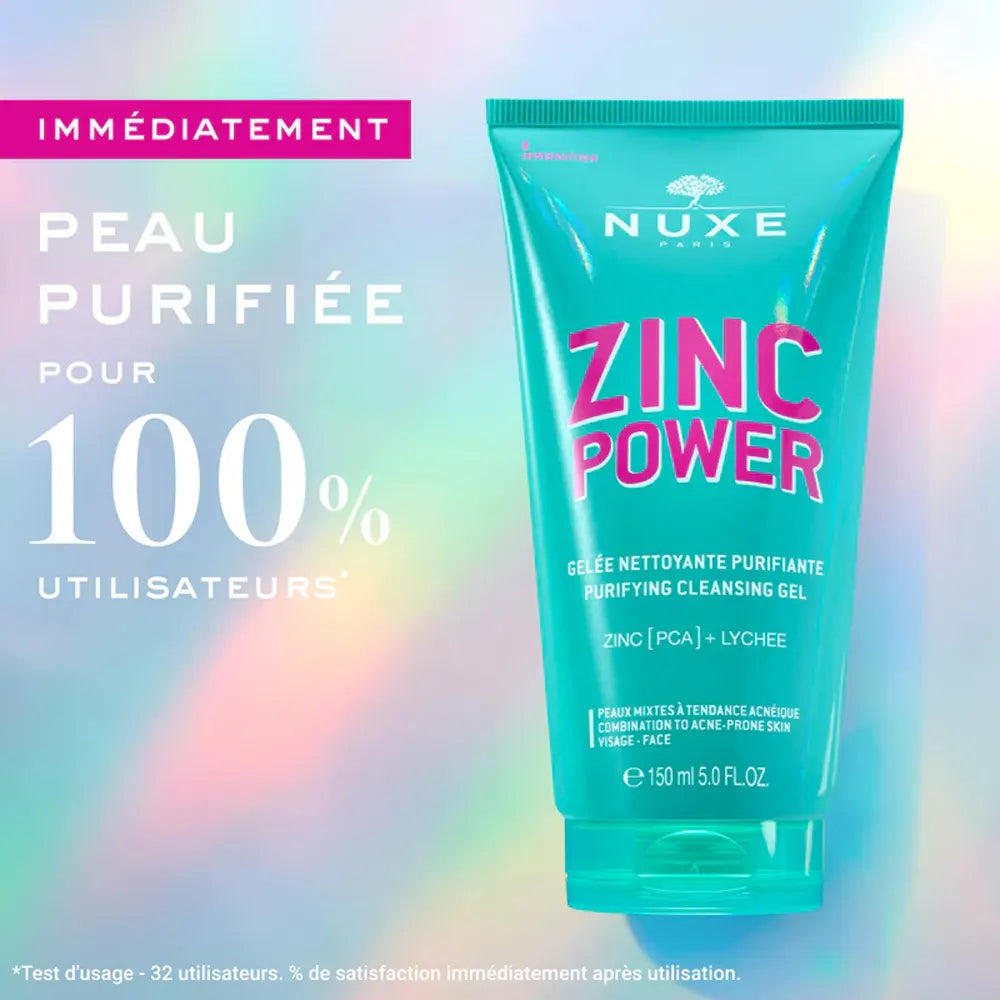 Nuxe Zinc Power Gel Nettoyante Purifiante 150ml