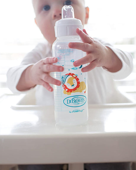 دكتور براونز عبوة من حلمين انتقاليين بفوهة رقبة ضيقة