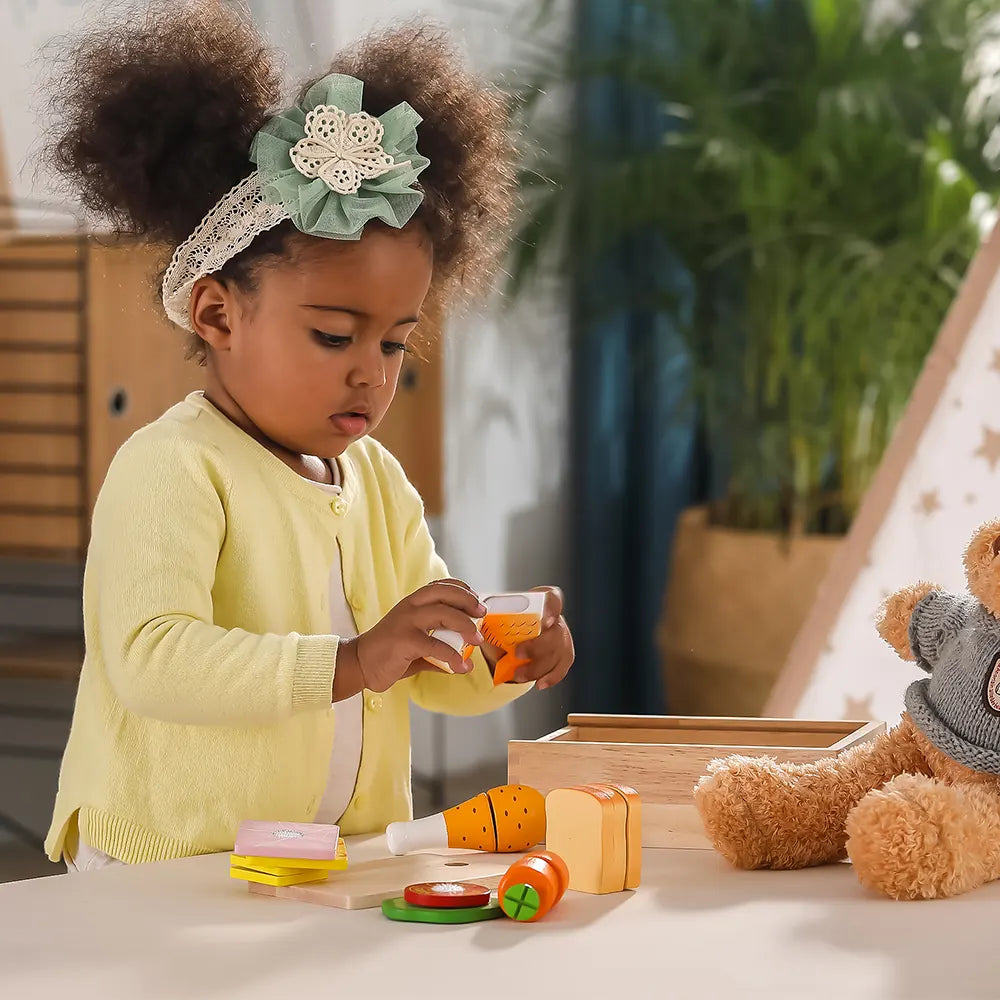 Viga Toys Set de Coupe de Lunch 18M+