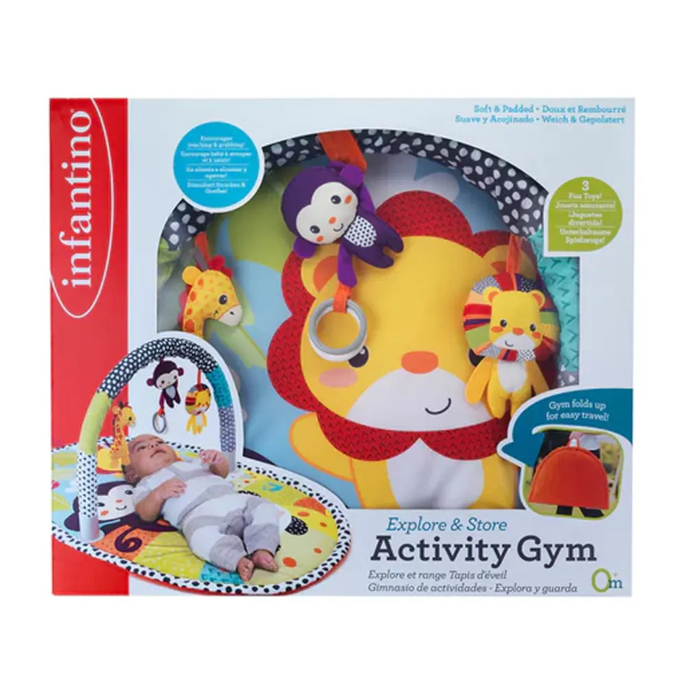 انفانتينو سجادة لعب للاستكشاف والتخزين للجنسين