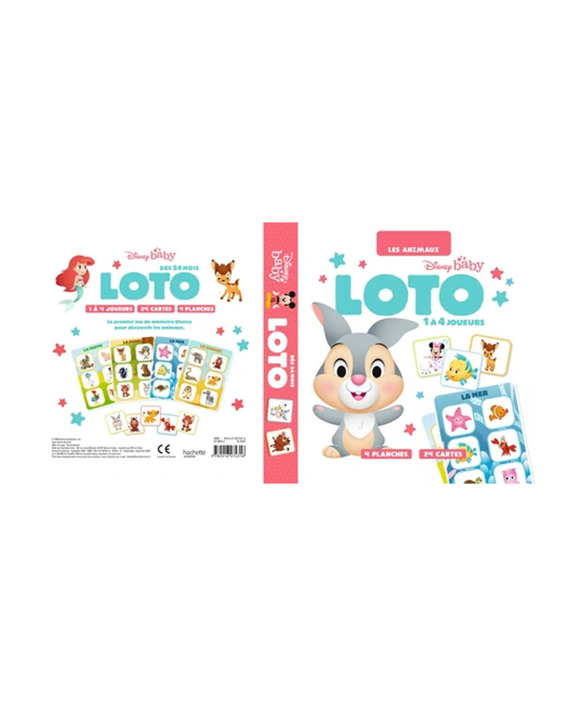 Caja de lotería de animales bebés de Disney