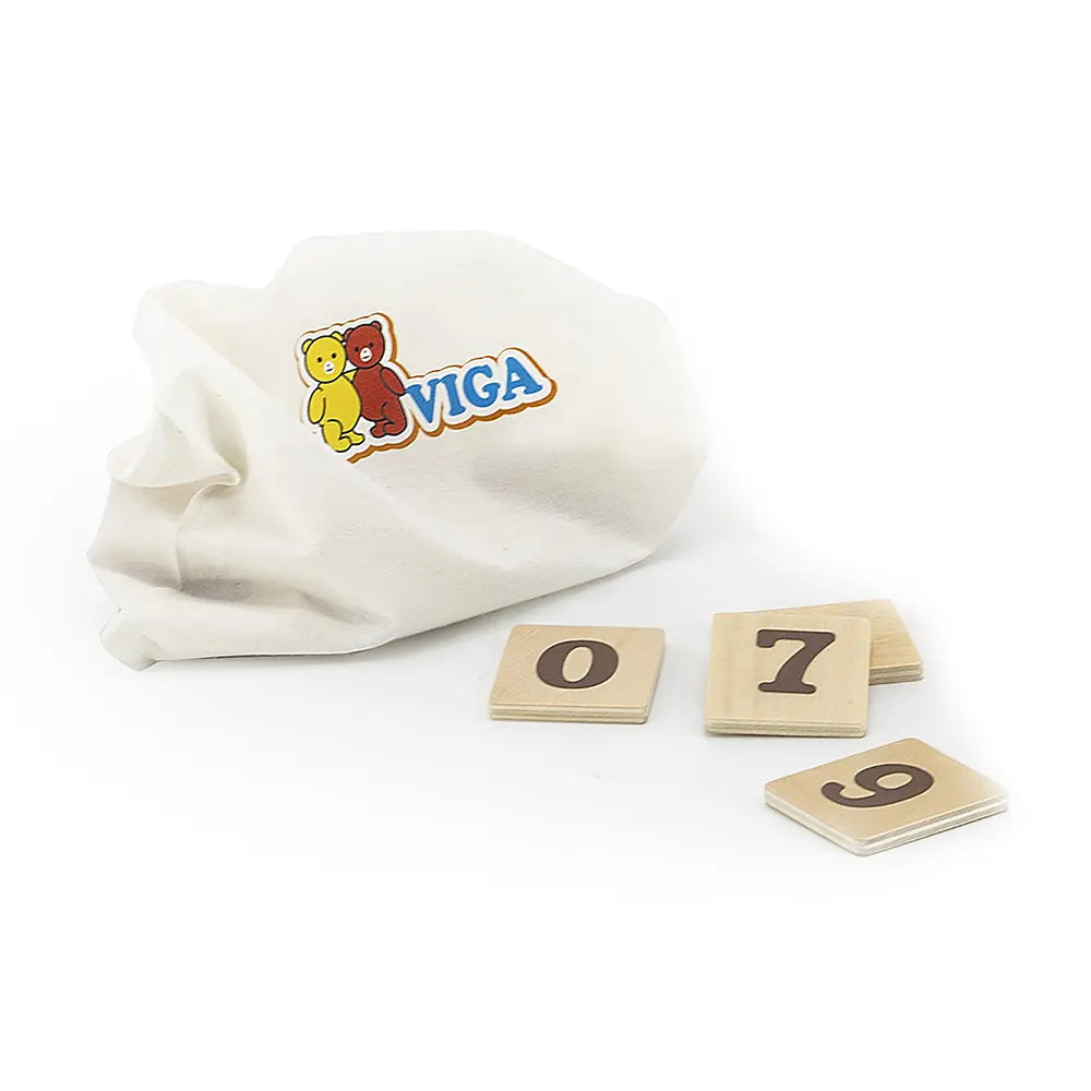 Viga Toys Horloge d'Apprentissage 3A+