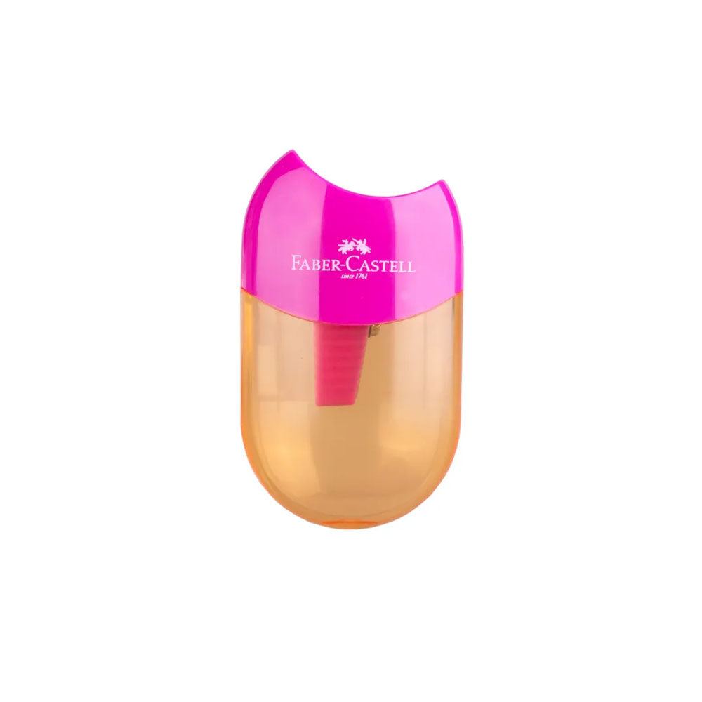 فابر كاستل  براية أقلام صغيرة - برتقالي و زهري