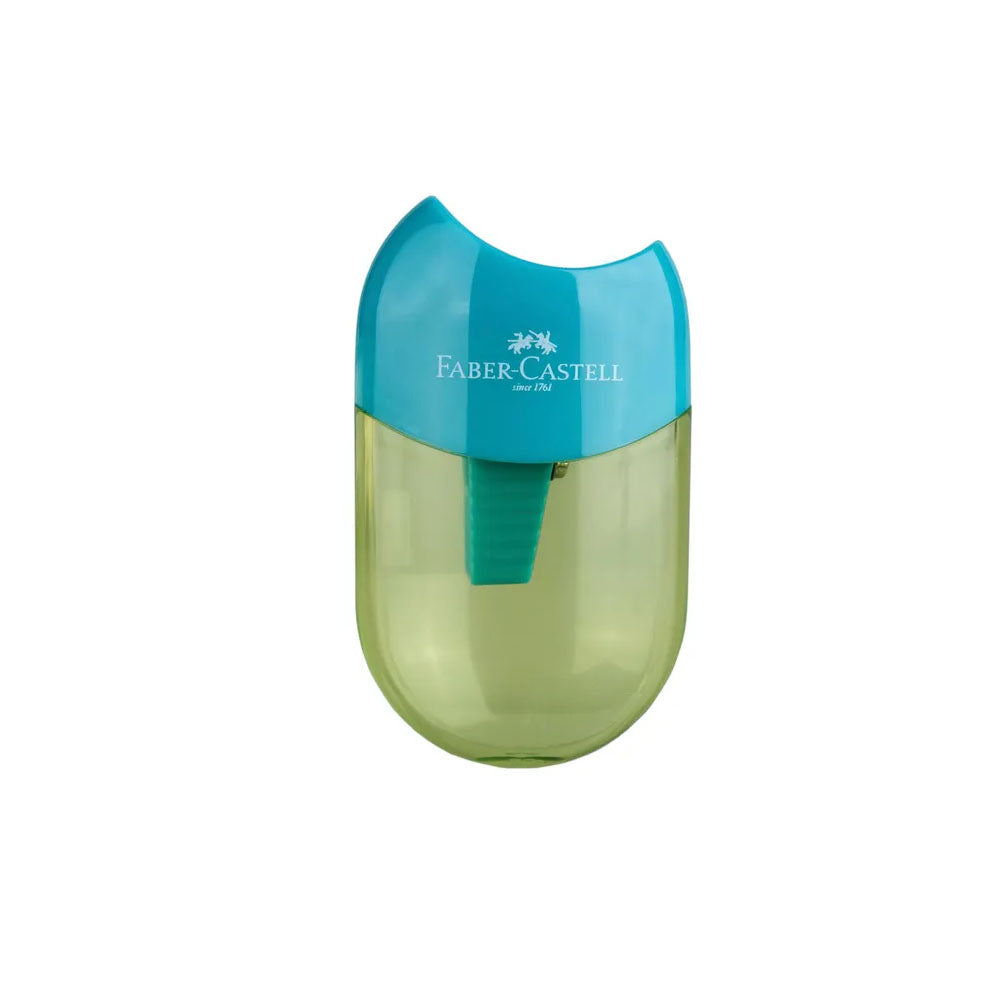 فابر كاستل  براية أقلام صغيرة - أخضر و فيروزي