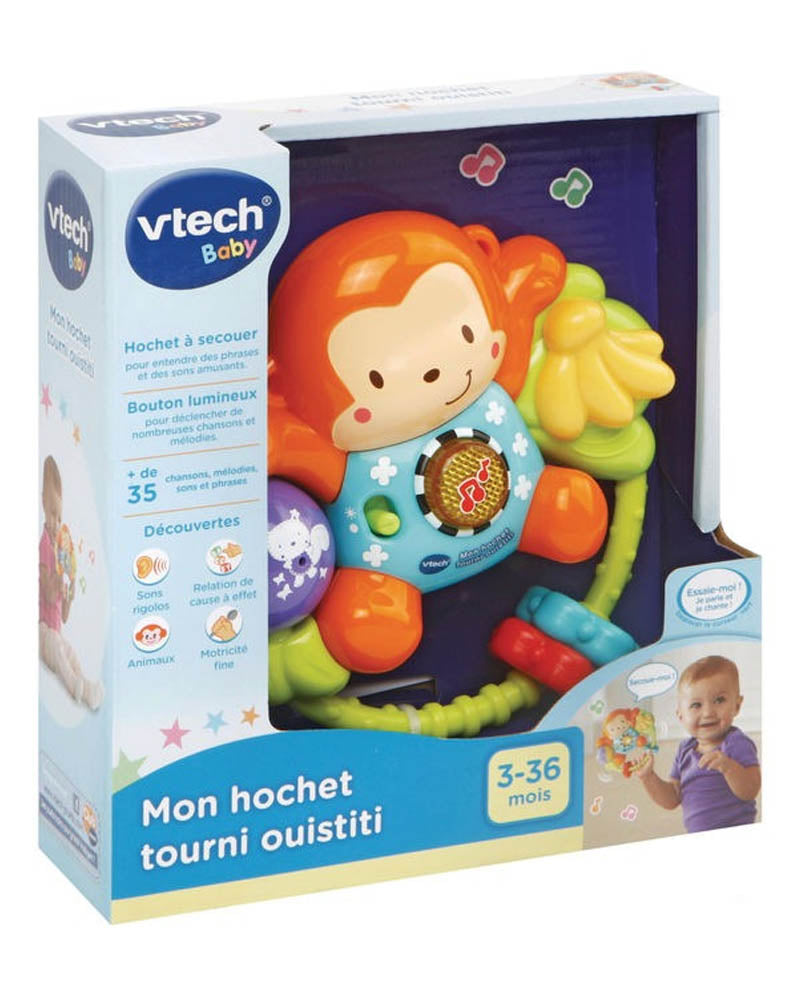Vtech Mon Hochet Tourni Ouistiti 3-36M