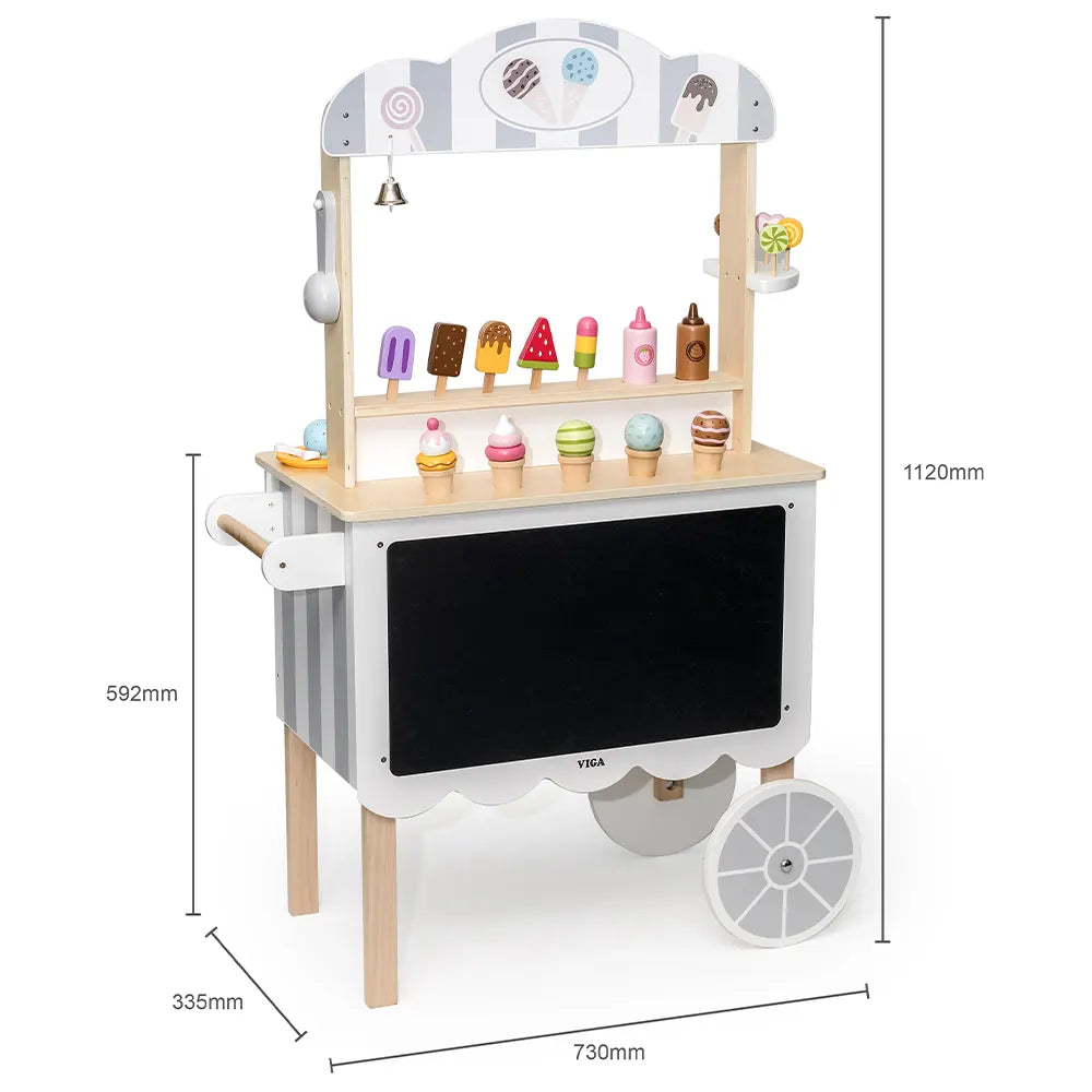 Viga Toys Magasin de Crème Glacée 3 en 1 Mobile 3A+