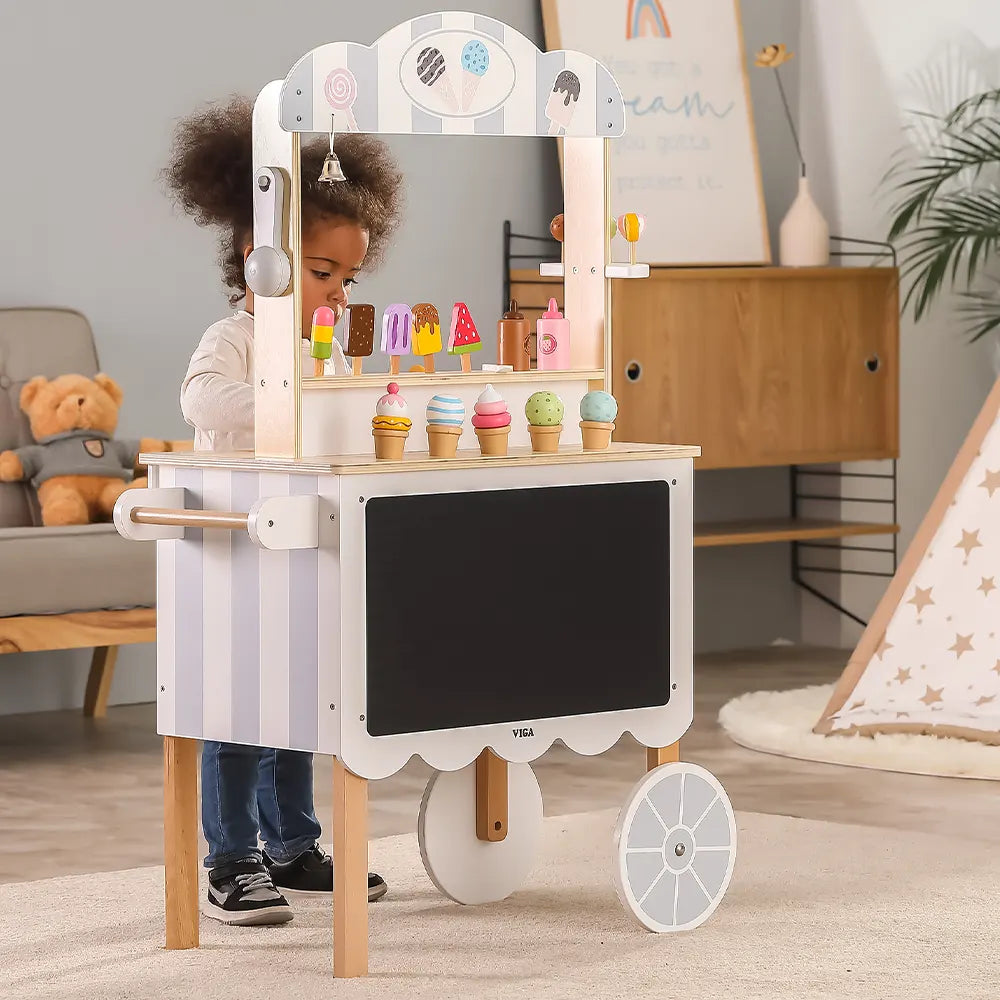 Viga Toys Magasin de Crème Glacée 3 en 1 Mobile 3A+