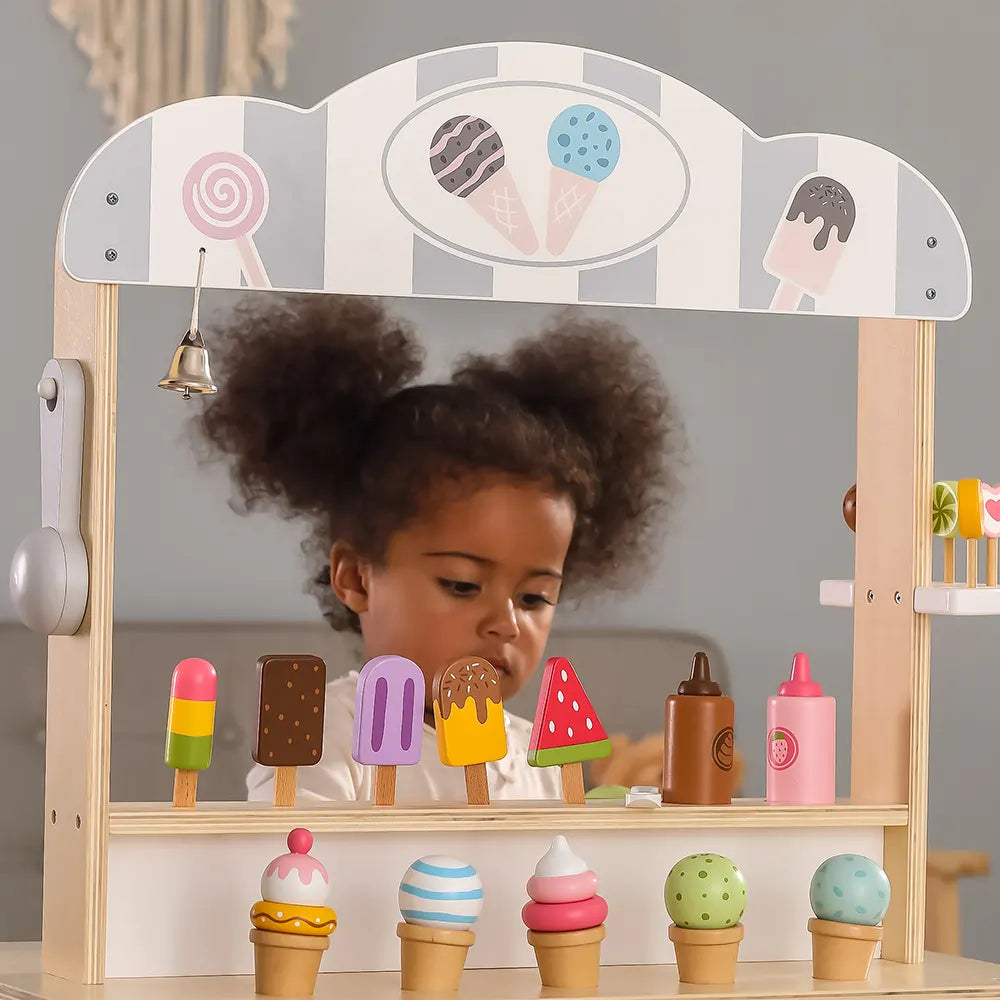 Viga Toys Magasin de Crème Glacée 3 en 1 Mobile 3A+