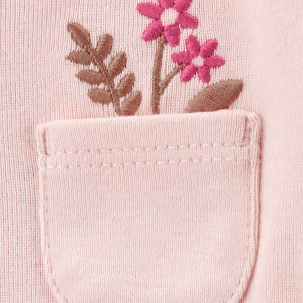 كارترز مجموعة من 4 بوديهات قطنية بأكمام طويلة للبنات