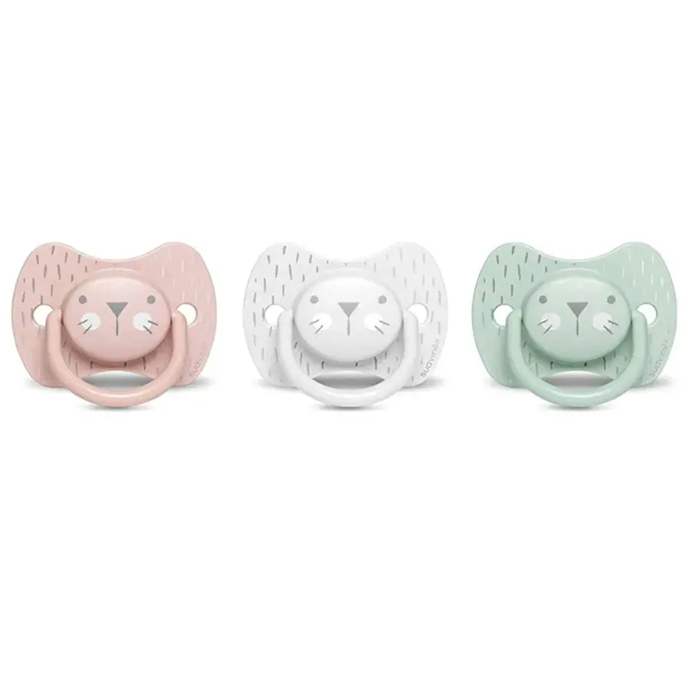 Sucette Premium Tétine Symétrique en Silicone - 18M+