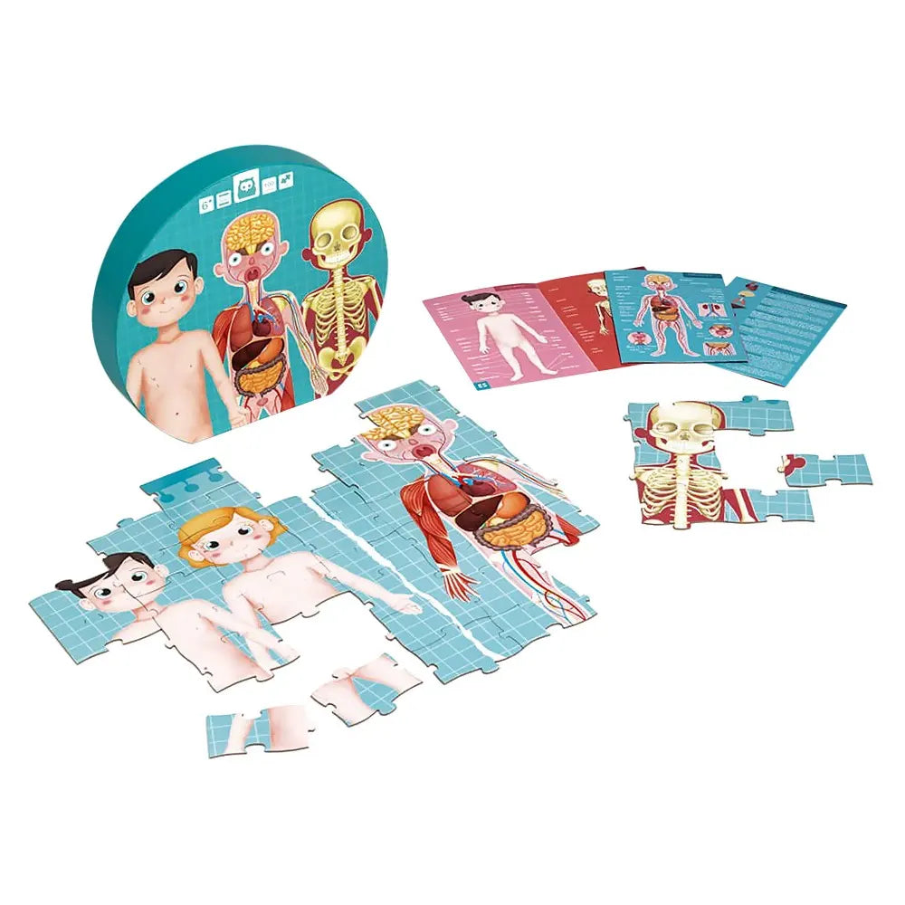 Eurekakids Puzzle Educativo 100 piezas El Cuerpo Humano - 6A+