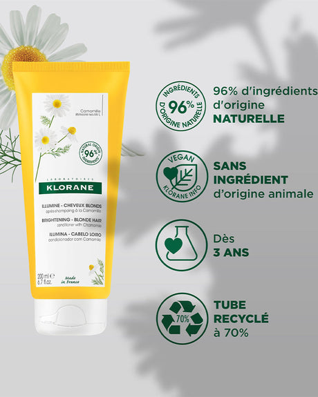 Klorane Baume Après-shampoing Reflets Blonds à la Camomille - 200ml