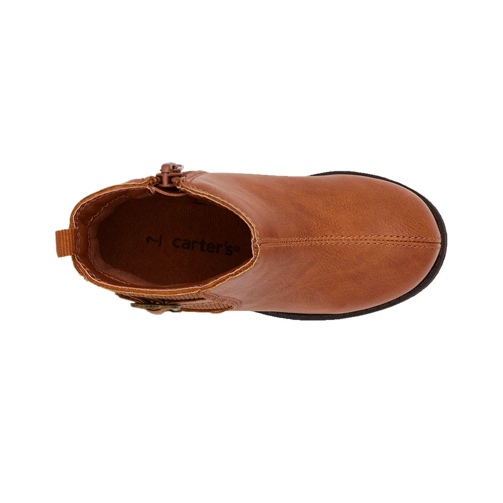 كارترز شوز جزمة تشيلسي من الجلد الصناعي - بني