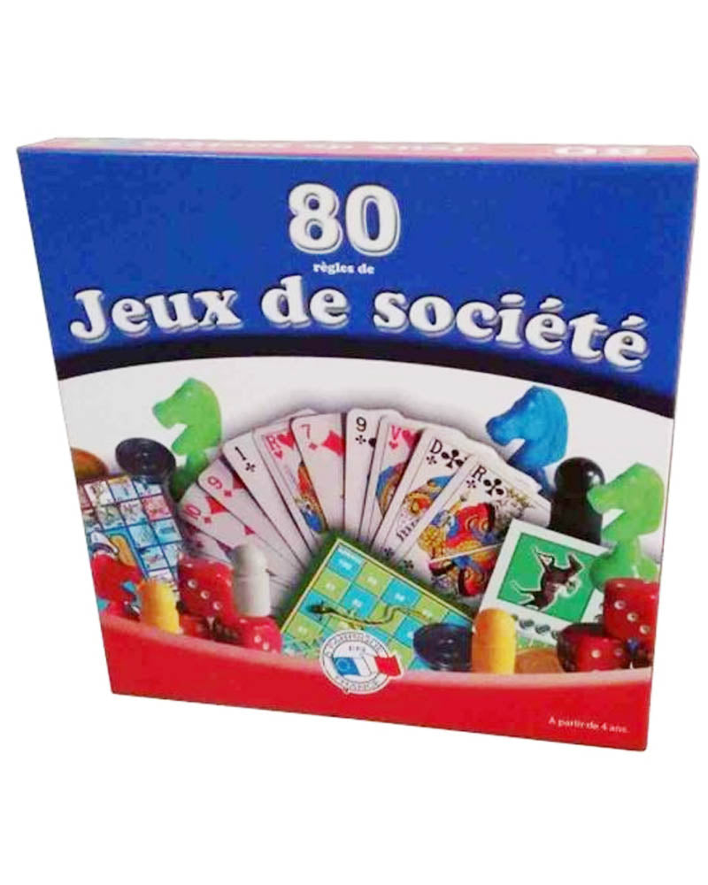 Coffret 80 jeux de société 4ans+ - Ferriot Cric