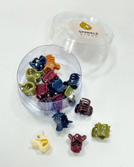 Boîte Mini Pinces à Cheveux - Multicolores