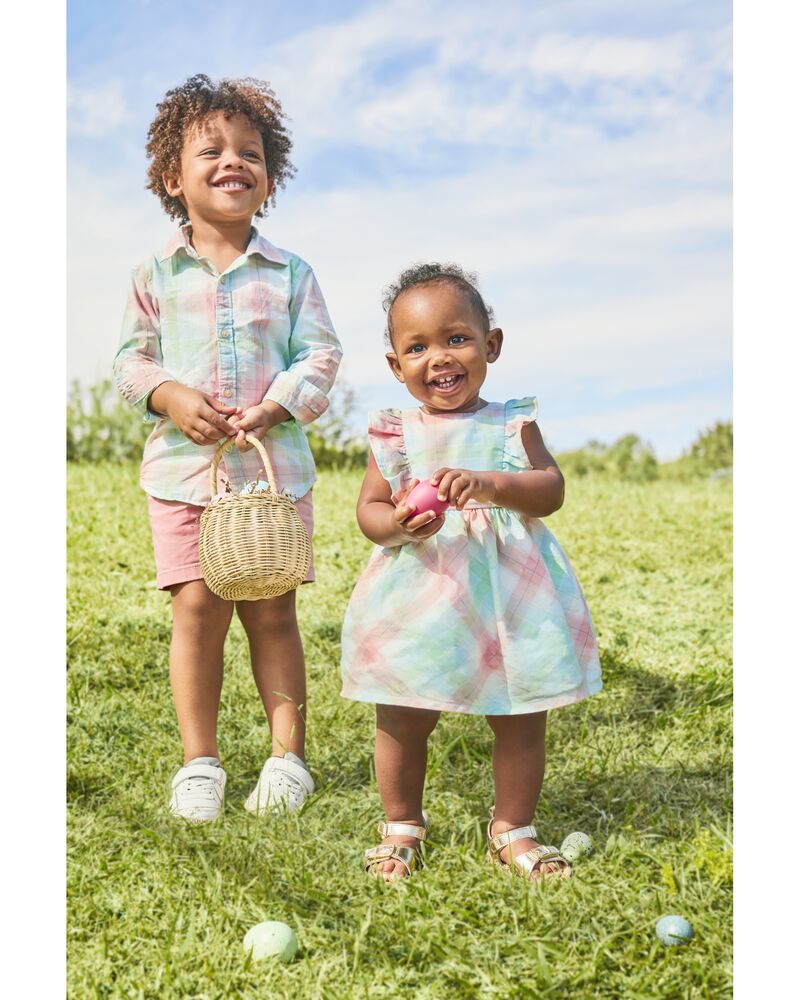 Robe Flottante À Carreaux Bébé Carter's - Multi