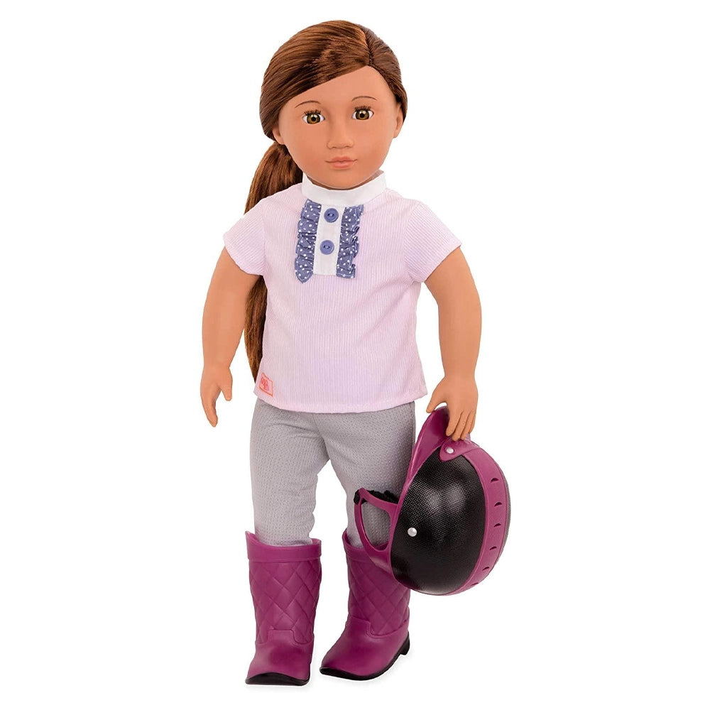 Our Generation 18-inch Doll with Horse Riding Outfit 3Y+ - Elliana