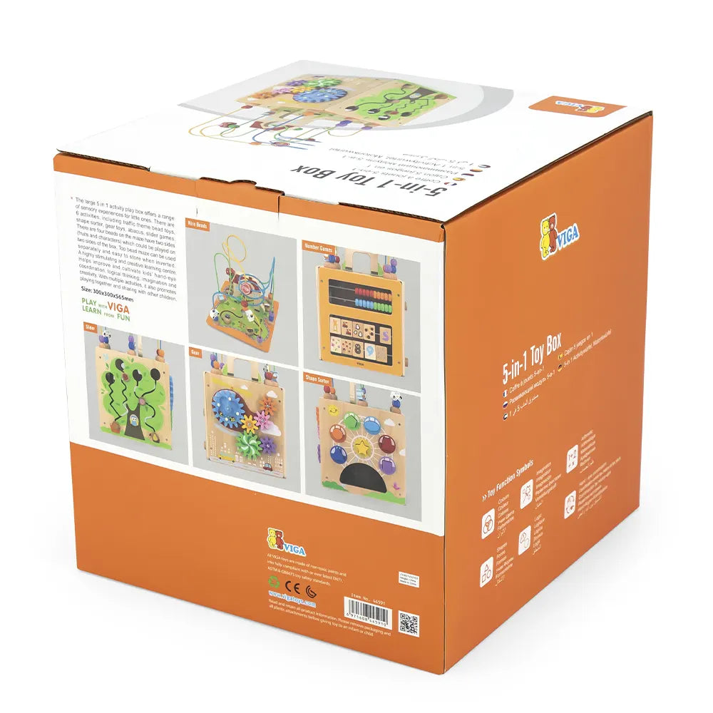 Viga Toys Cube d'Activité 5 en 1 18M+