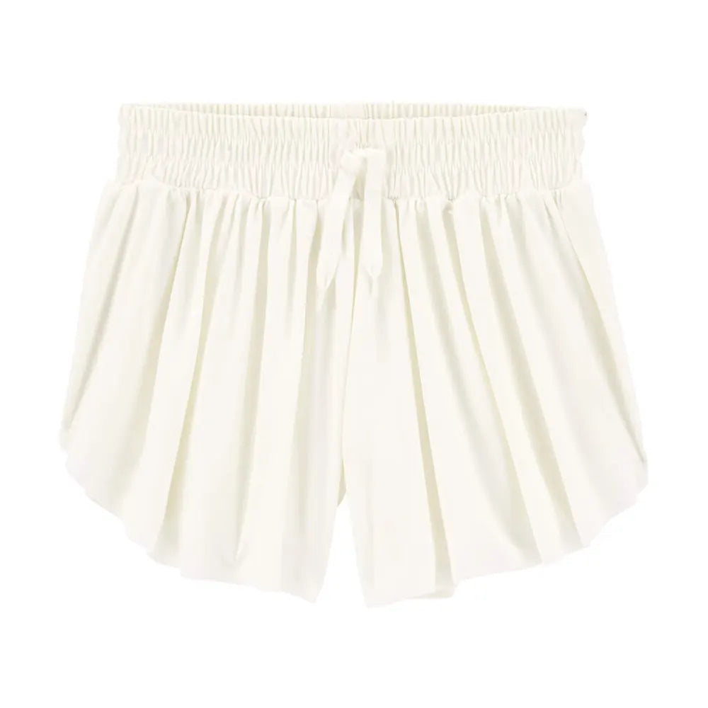 Pantalones cortos sin cordones de Carter - Blanco