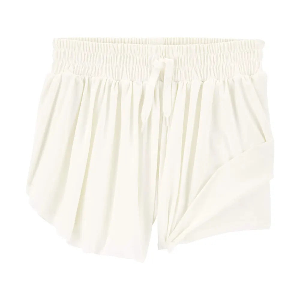 Pantalones cortos sin cordones de Carter - Blanco