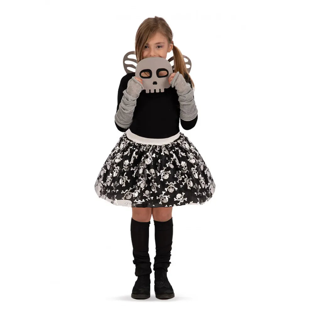 Skeleton Wings, Mask & Skirt Set