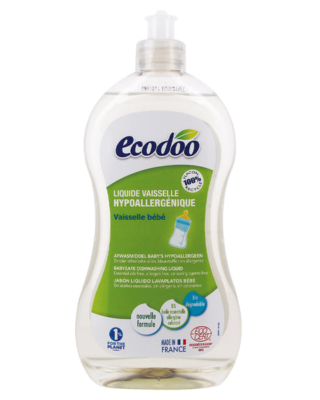 Ecodoo Liquide Vaisselle Bébé Hypoallergénique - 500ml
