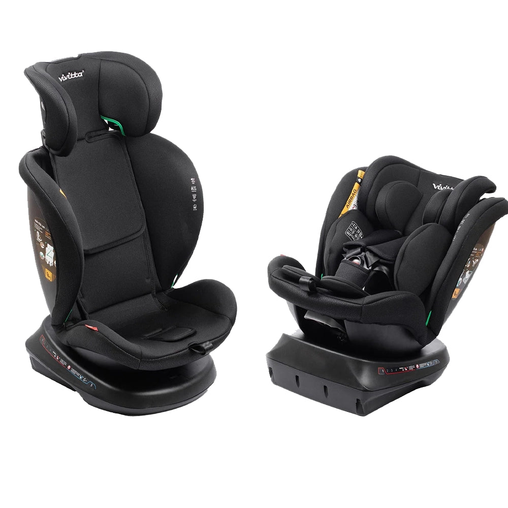 Silla de coche Vivitta Sanna grupo 0/1/2/3 - Negro