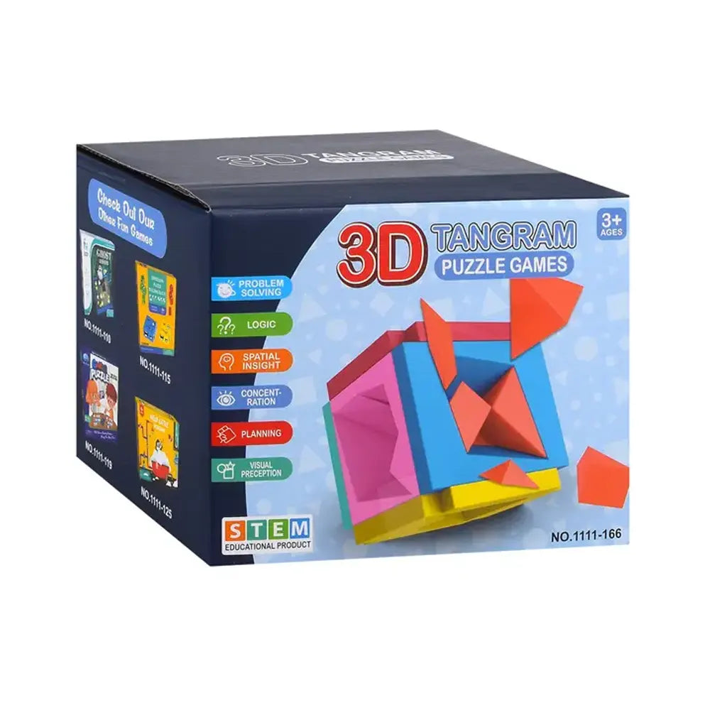 3D Tangram Puzzle Cube - 4A+