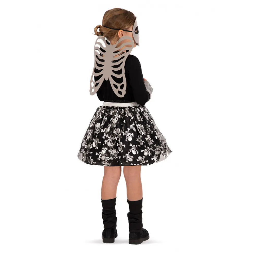 Skeleton Wings, Mask & Skirt Set