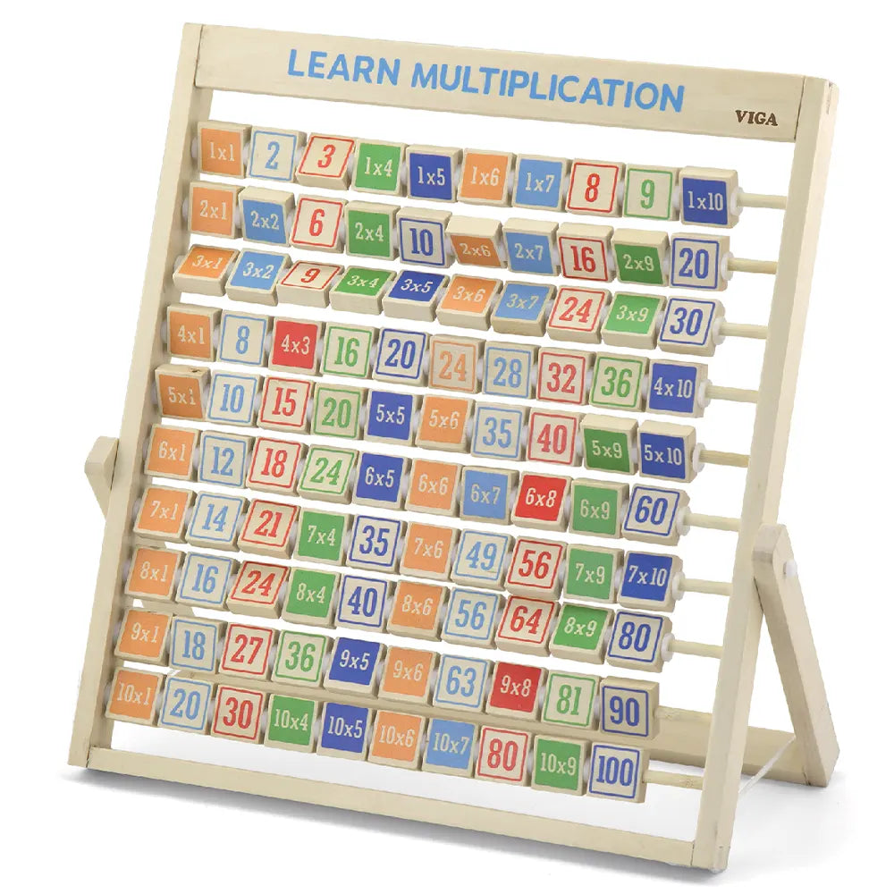 Viga Toys Mesa de Aprendizaje de Multiplicaciones 3A+
