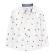 Chemise Boutonnée OshKosh - Poisson Blanc