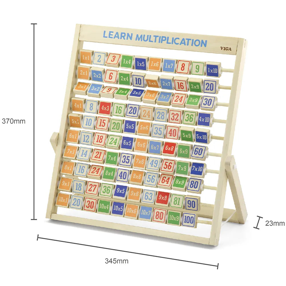 Viga Toys Mesa de Aprendizaje de Multiplicaciones 3A+