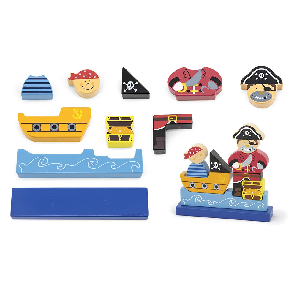 Viga Toys Magnetic Puzzle Pirate 2A+