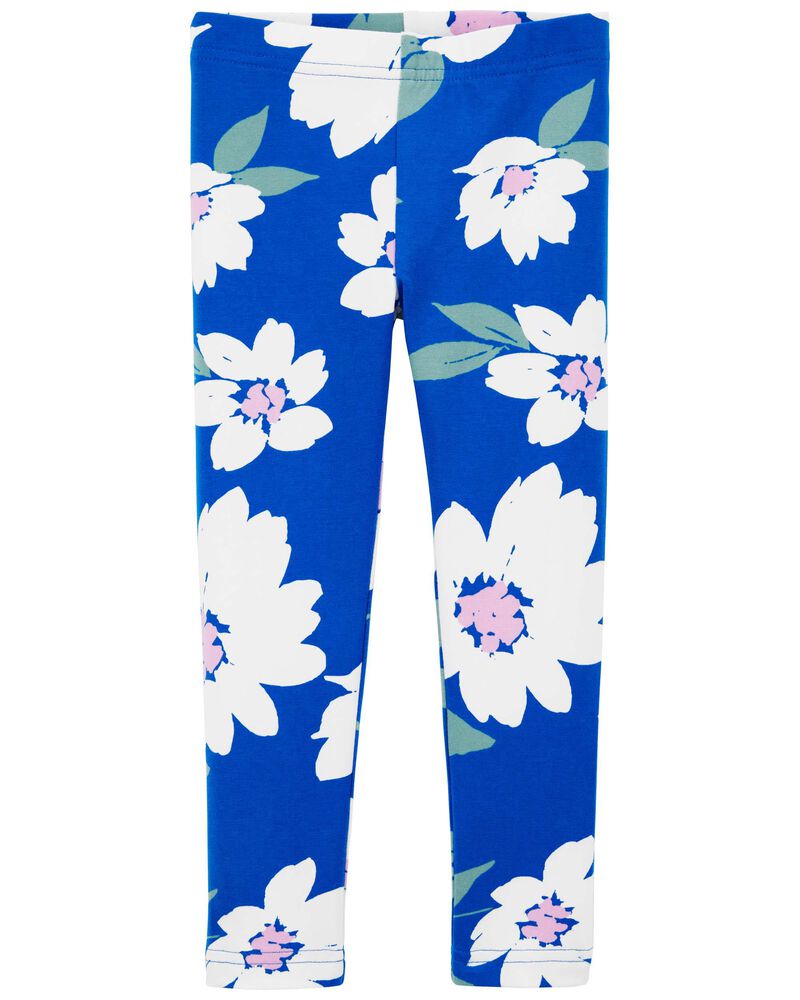 Legging Fleuri Carter's - Bleu