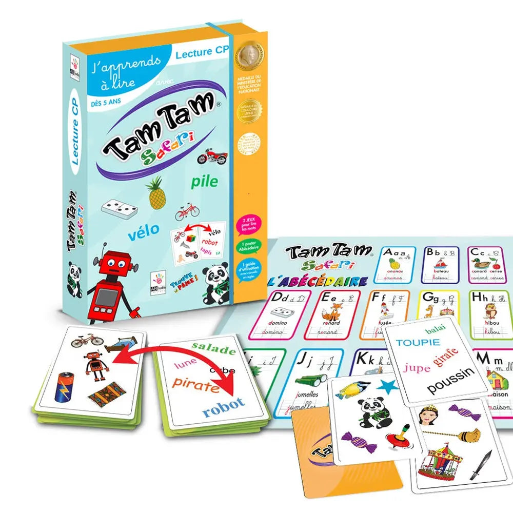 Tam Tam Safari - Coffret Lecture CP