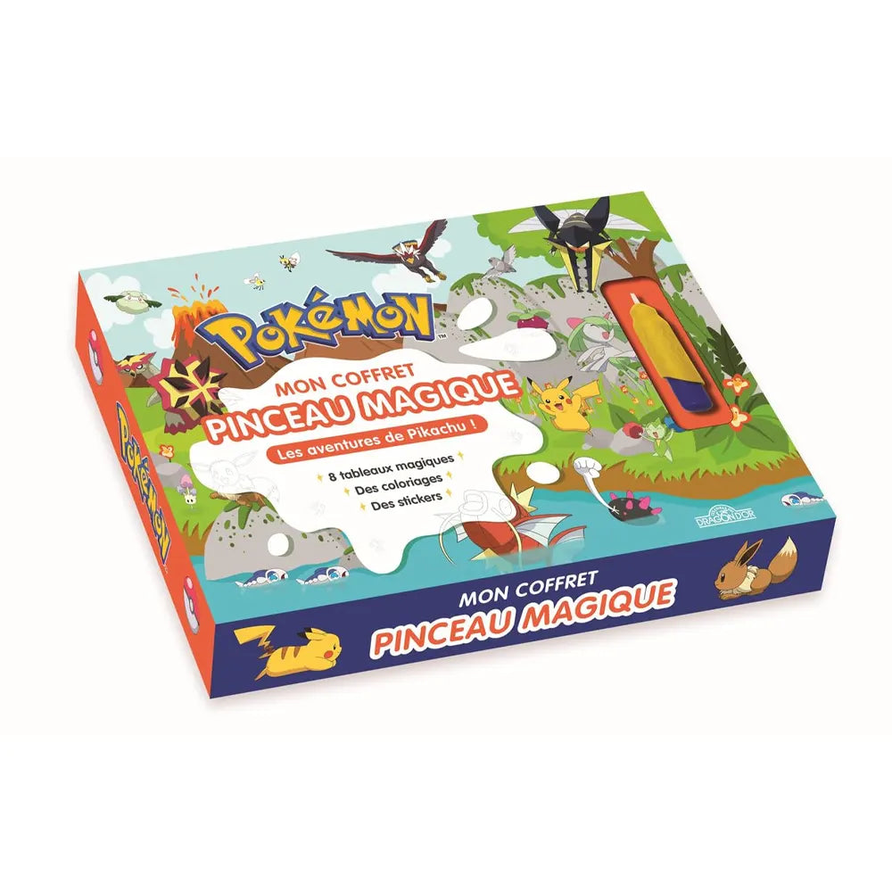 Pokémon Mon Coffret Pinceau Magique - Les Aventures de Pikachu