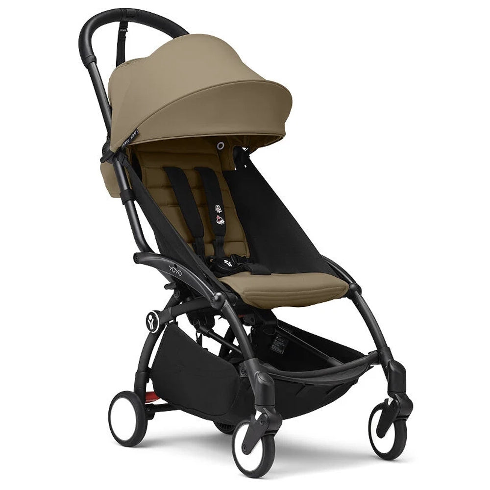 Poussette Stokke® YOYO³ Cadre Noir 6M+ - Toffee