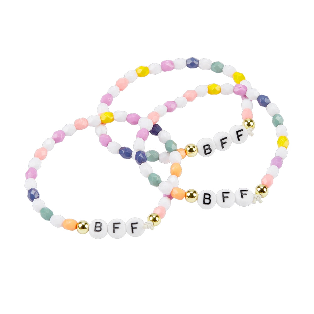 Juego de 3 pulseras BFF Carter's - Multicolor