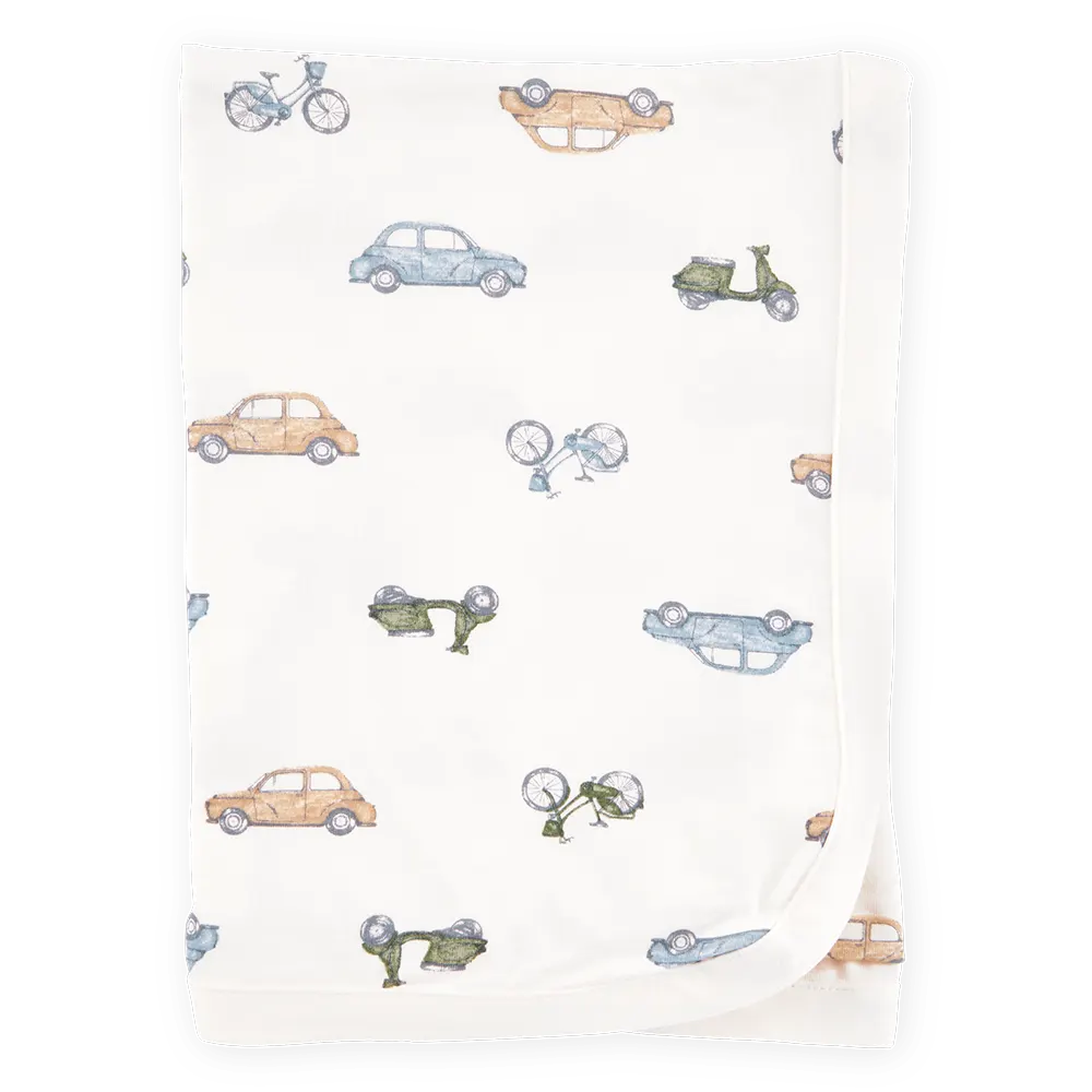 Couverture PurelySoft pour bébé - Imprimé voitures