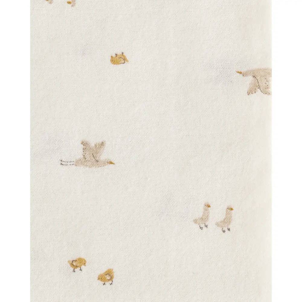 كارترز مجموعة من 4 قماطات قطنية - لقلق أصفر