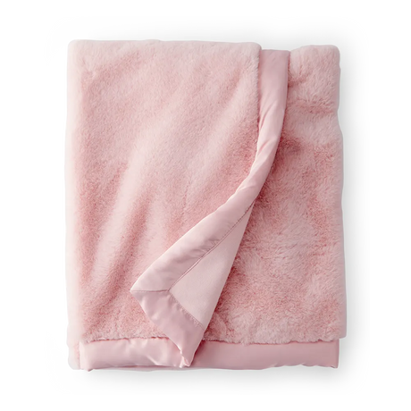 Couverture en peluche pour bébé - Rose