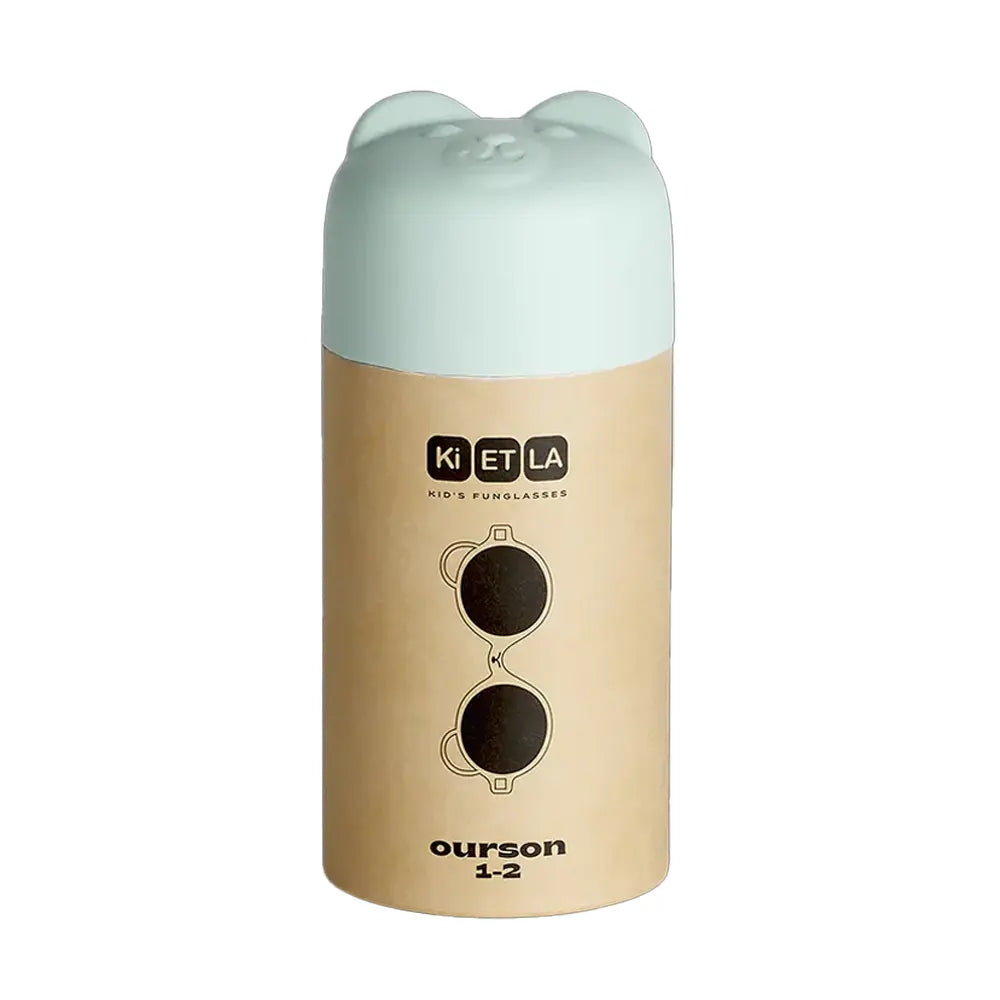 ki ET LA Gafas de Sol 1-2 años Oso - Verde Almendra