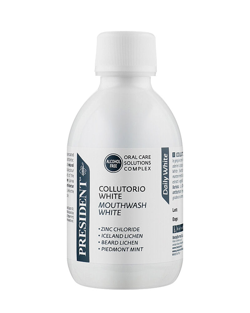President Daily White Mouthwash - 200ml