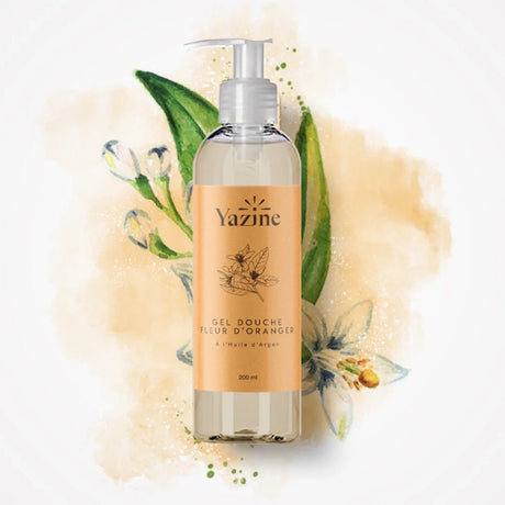 Yazine Gel Douche Fleur d'Oranger Peau Douce & Soyeuse - 200ml