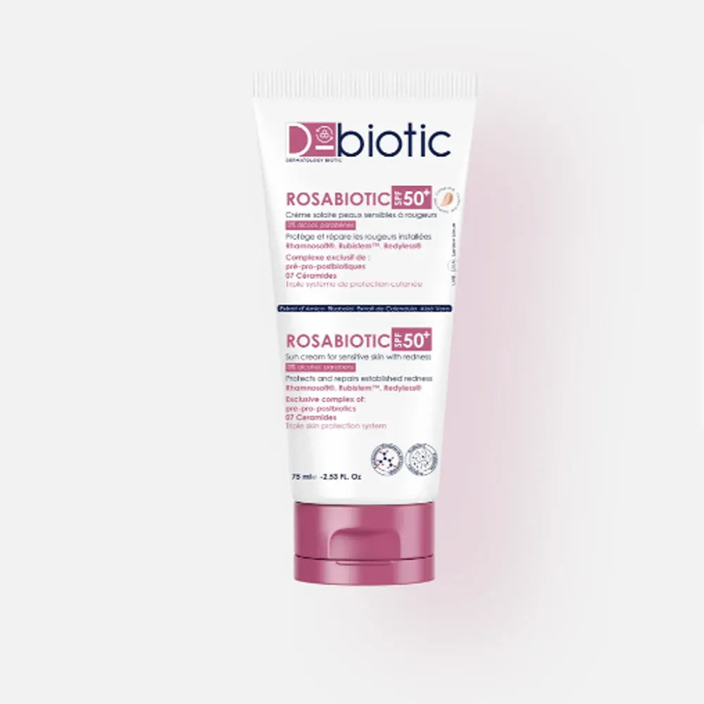 D-Biotic Rosabiotic Crema Solar SPF50+ con Color Calmante - 50ml