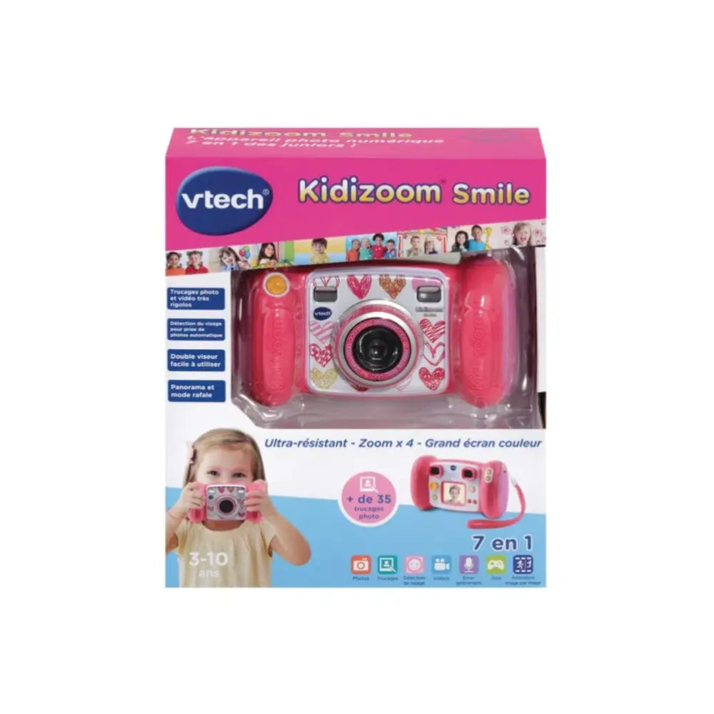 Vtech Kidizoom Smile 3 Educational Digital Camera - Pink (3-10A)