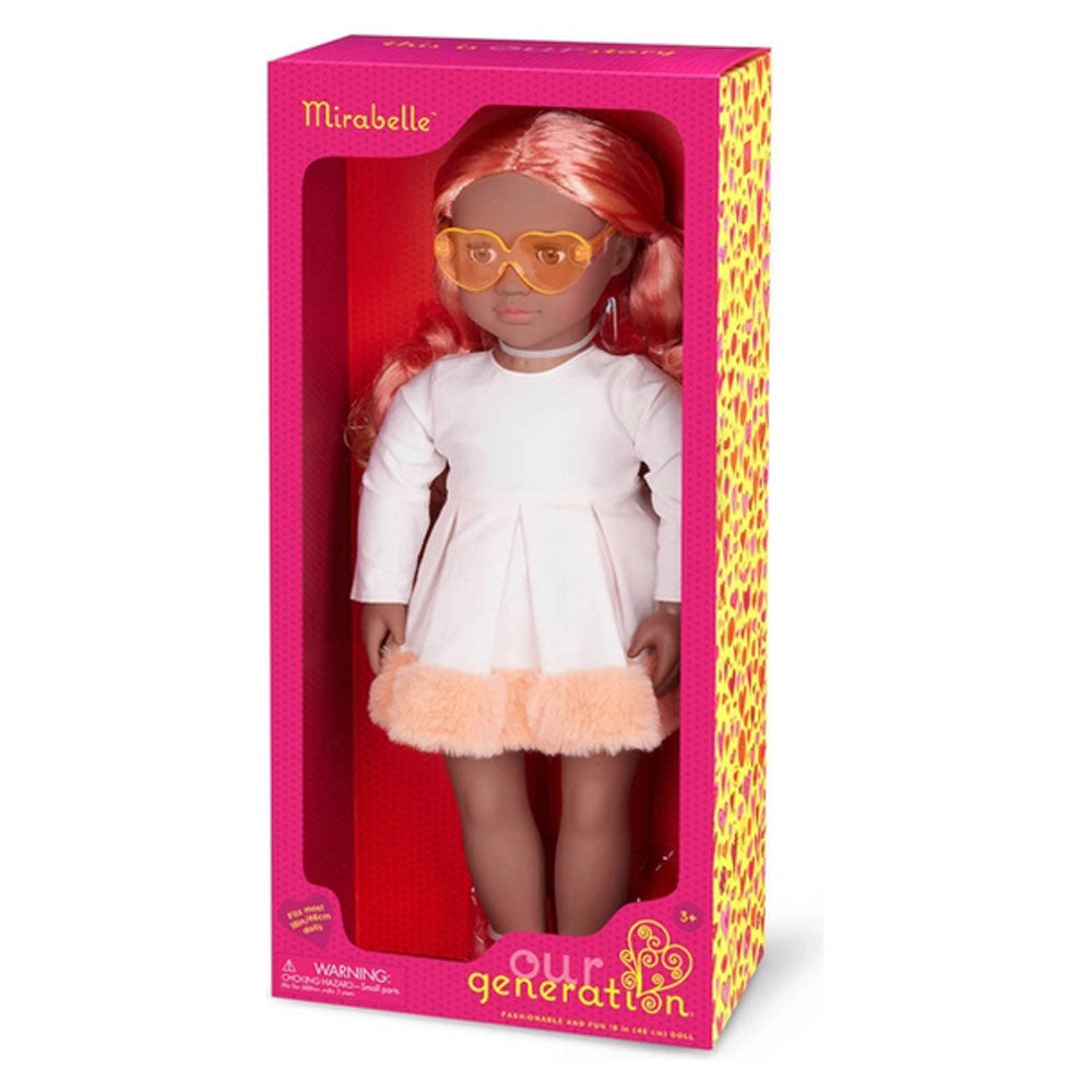 Our Generation 18-inch Doll with Multicolored Hair 3Y+ - Mirabelle