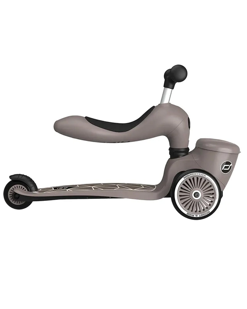 Scoot And Ride Trottinette 2en1 Highwaykick 1 Lifestyle - Brown Lines