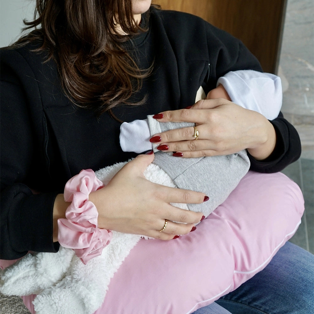 Sudadera de lactancia y maternidad Bambidou - Negro